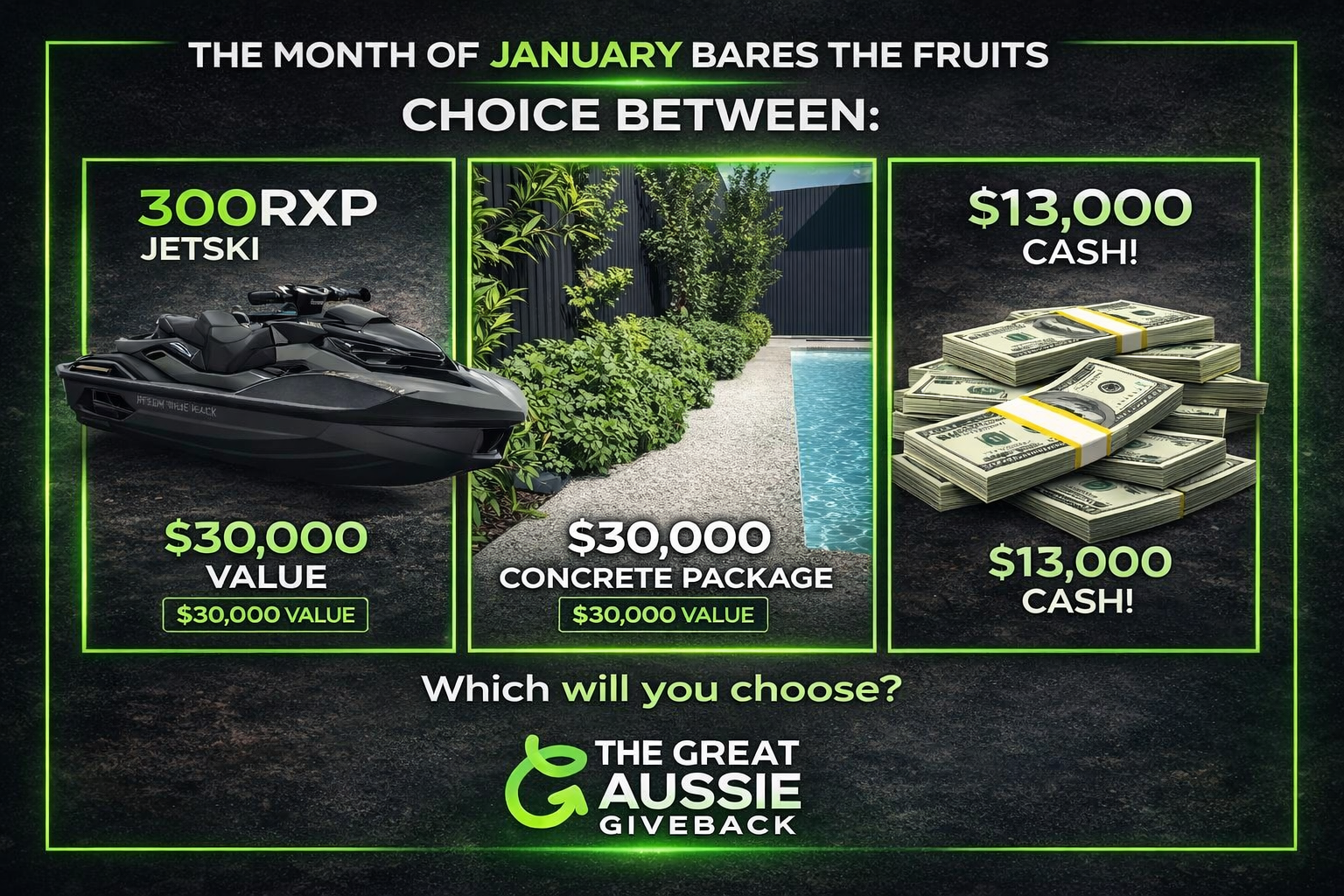 Rock vs Water: The Ultimate January Giveaway